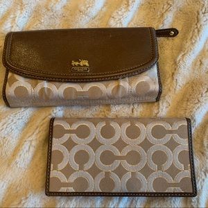 Coach Wallet and Checkbook Holder